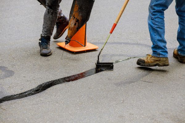 Parking Lot Crack Sealing in Morgantown